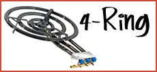 4-Ring Gasbrenner