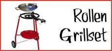 Rollengrillsets mit Tablett