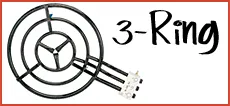 3-Ring Gasbrenner