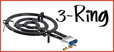 3-Ring Gasbrenner