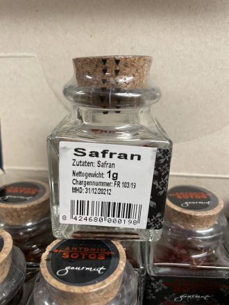 Safran Gourmet 1g (GP: 5500€ / kg)