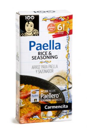 Reis und Gewürz für Paella, 604g GP: 6,04€/ kg