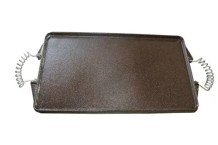 Plancha Grillplatte Gusseisen emailliert 21x27cm