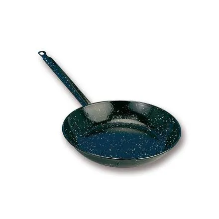 Flache Pfanne mit Stiel, emailliert 28cm