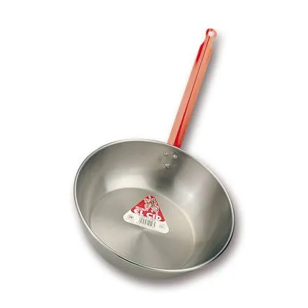 Tiefe Pfanne mit Stiel, poliert 36cm