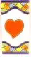 Herz - Mosaik Fliese Gr. 1