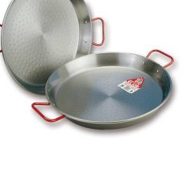 Paella Pfanne Stahl poliert 40cm